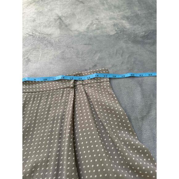 Jones New York Brown Polka Dot Pattern Midi Length Wrap Skirt Womens Size 14 - Picture 5 of 7